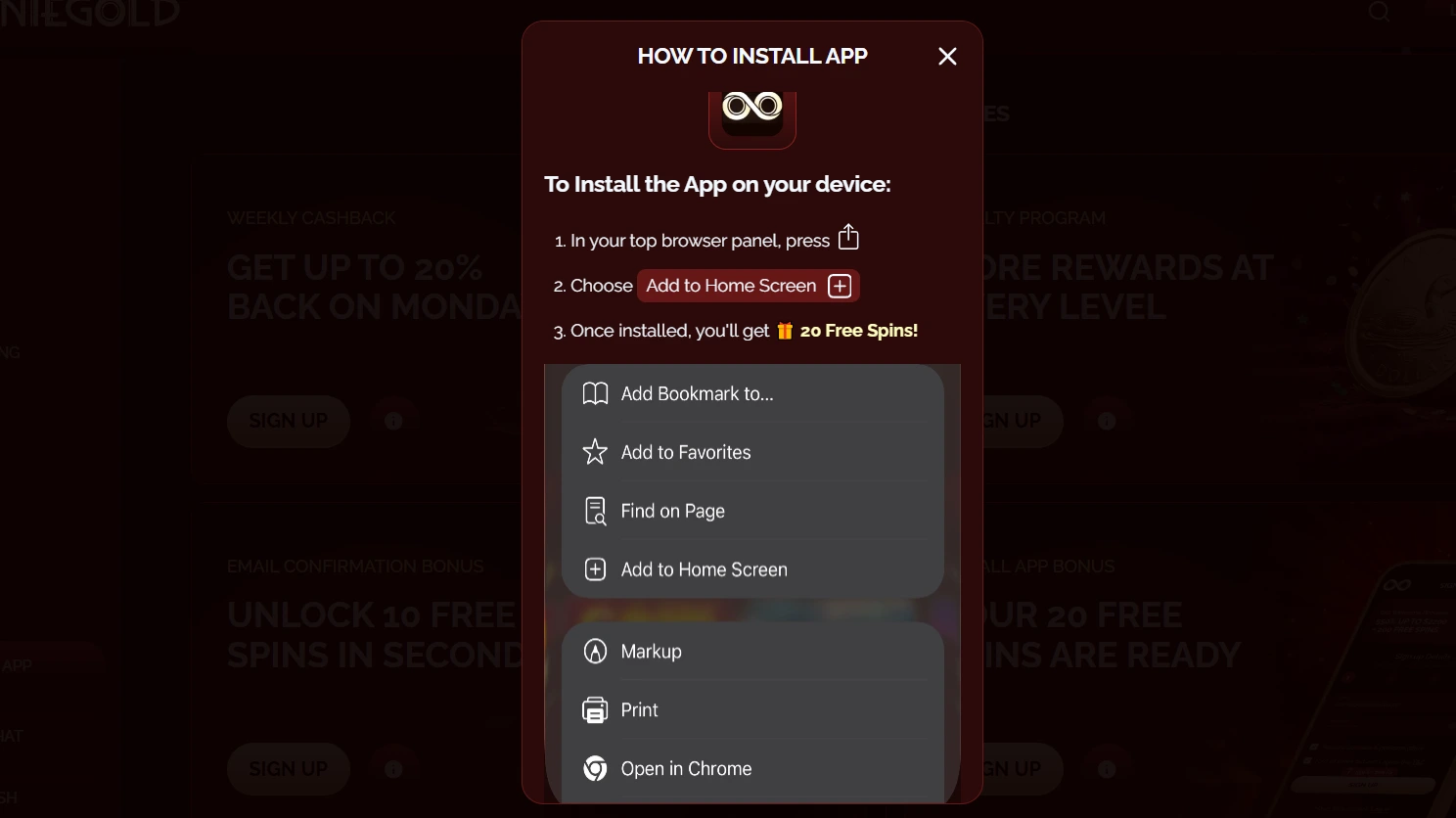 loonie gold casino app