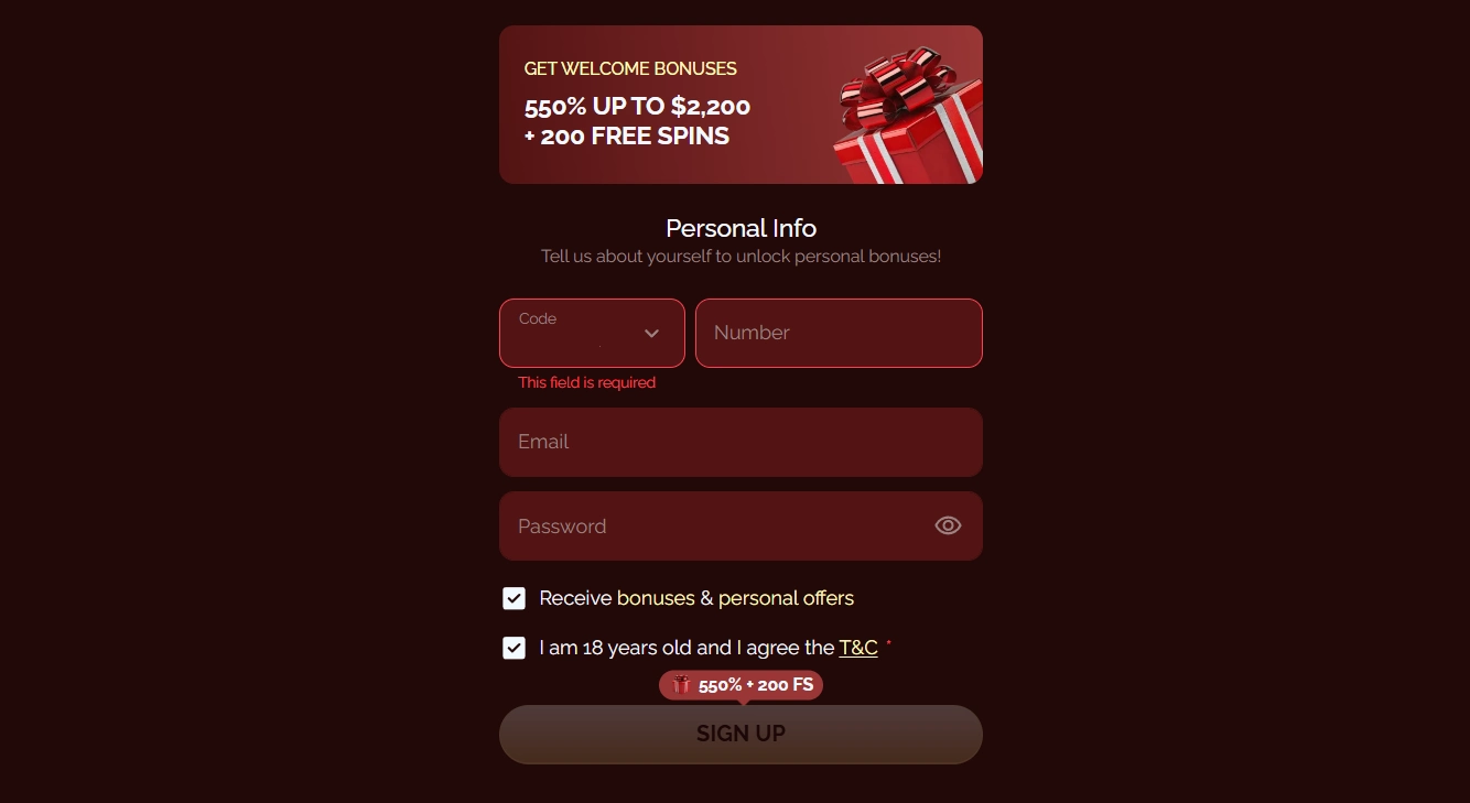 loonie gold casino register